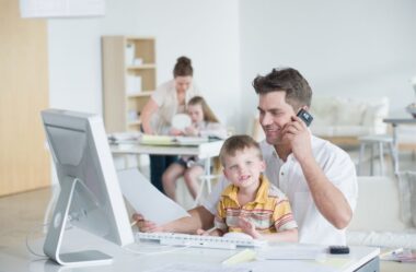 Como melhorar a qualidade de vida da família trabalhando em casa