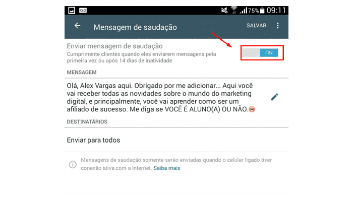 Importância da Mensagem Automática no WhatsAppWeb