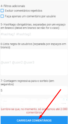 Carregar Comentários